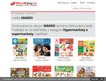 Tablet Screenshot of makro.akcniceny.cz