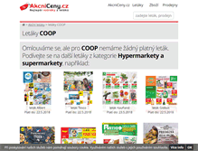Tablet Screenshot of coop.akcniceny.cz