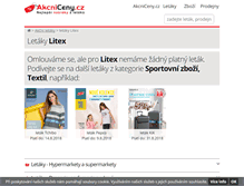 Tablet Screenshot of litex.akcniceny.cz