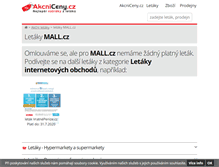 Tablet Screenshot of mallcz.akcniceny.cz