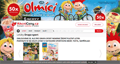 Desktop Screenshot of drapasport.akcniceny.cz