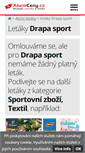 Mobile Screenshot of drapasport.akcniceny.cz