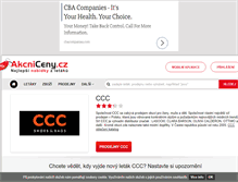 Tablet Screenshot of ccc.akcniceny.cz