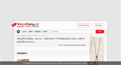 Desktop Screenshot of evacz.akcniceny.cz