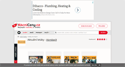 Desktop Screenshot of hornbach.akcniceny.cz