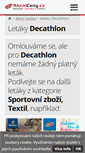 Mobile Screenshot of decathlon.akcniceny.cz