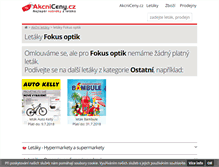 Tablet Screenshot of focusoptik.akcniceny.cz