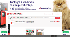 Desktop Screenshot of nabytkaricechamoravy.akcniceny.cz