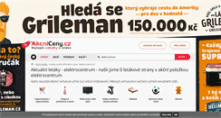 Desktop Screenshot of elektrocentrum.akcniceny.cz