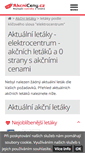 Mobile Screenshot of elektrocentrum.akcniceny.cz