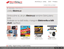 Tablet Screenshot of electro.akcniceny.cz