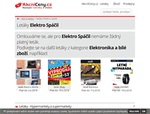 Tablet Screenshot of elektrospacil.akcniceny.cz