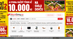 Desktop Screenshot of koratex.akcniceny.cz