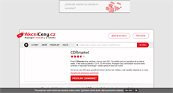 Desktop Screenshot of cdrmarket.akcniceny.cz