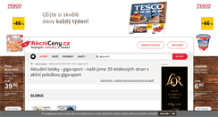 Desktop Screenshot of gigasport.akcniceny.cz