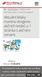 Mobile Screenshot of martinadrogerie.akcniceny.cz