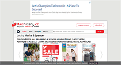 Desktop Screenshot of marksaspencer.akcniceny.cz