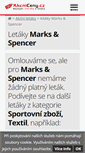Mobile Screenshot of marksaspencer.akcniceny.cz