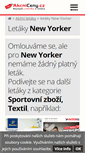 Mobile Screenshot of newyorker.akcniceny.cz
