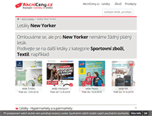 Tablet Screenshot of newyorker.akcniceny.cz