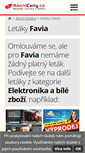 Mobile Screenshot of favia.akcniceny.cz