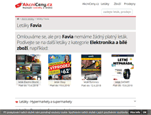 Tablet Screenshot of favia.akcniceny.cz