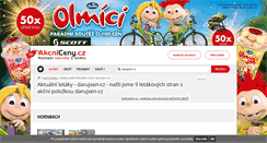 Desktop Screenshot of darujsen.akcniceny.cz