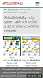 Mobile Screenshot of citysport.akcniceny.cz