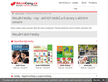 Tablet Screenshot of nay.akcniceny.cz