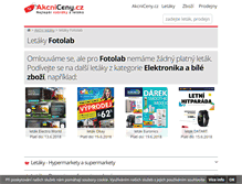 Tablet Screenshot of fotolab.akcniceny.cz